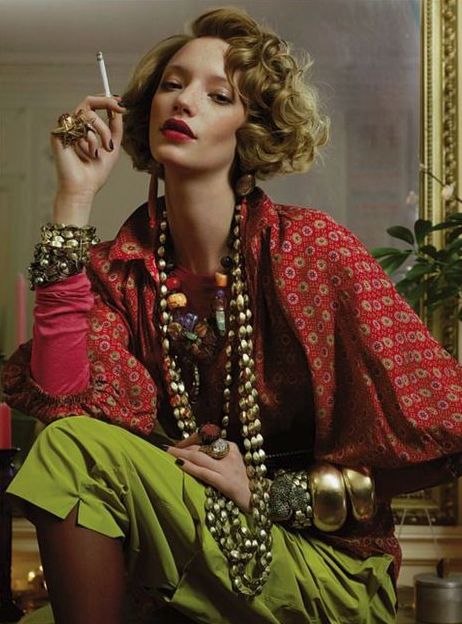 French fashion icon Loulou de la Falaise