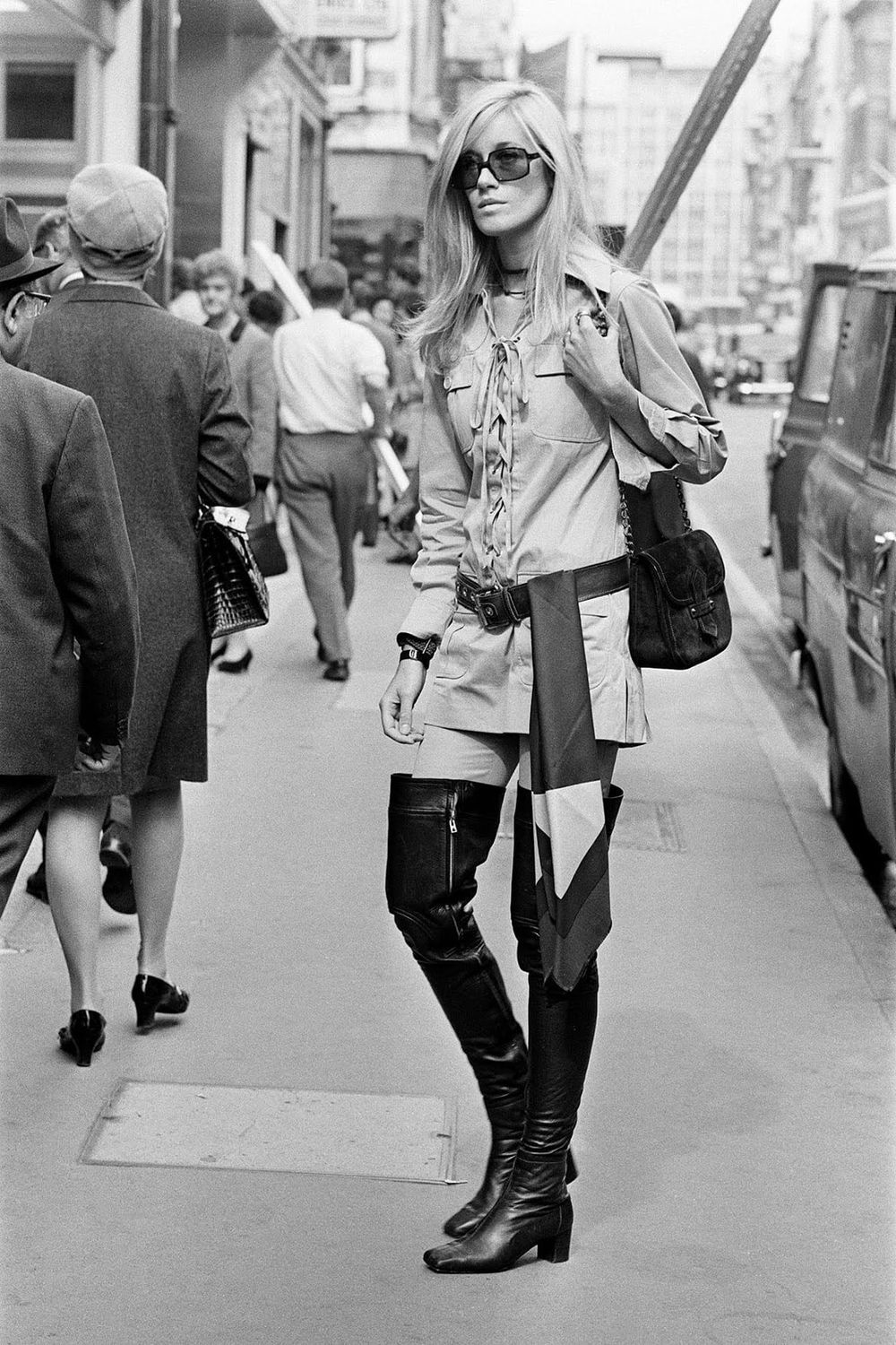 French icon Betty Catroux first YSL store in London 1969
